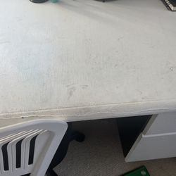 White Study Table