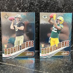 Rookie Wave Football Cards Pair (Matthew Golden & Tyler Shough