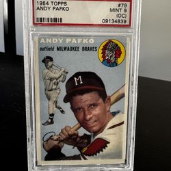 1954 Topps - Andy Pafko - PSA 9 