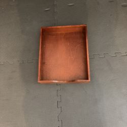 Wooden Inbox 