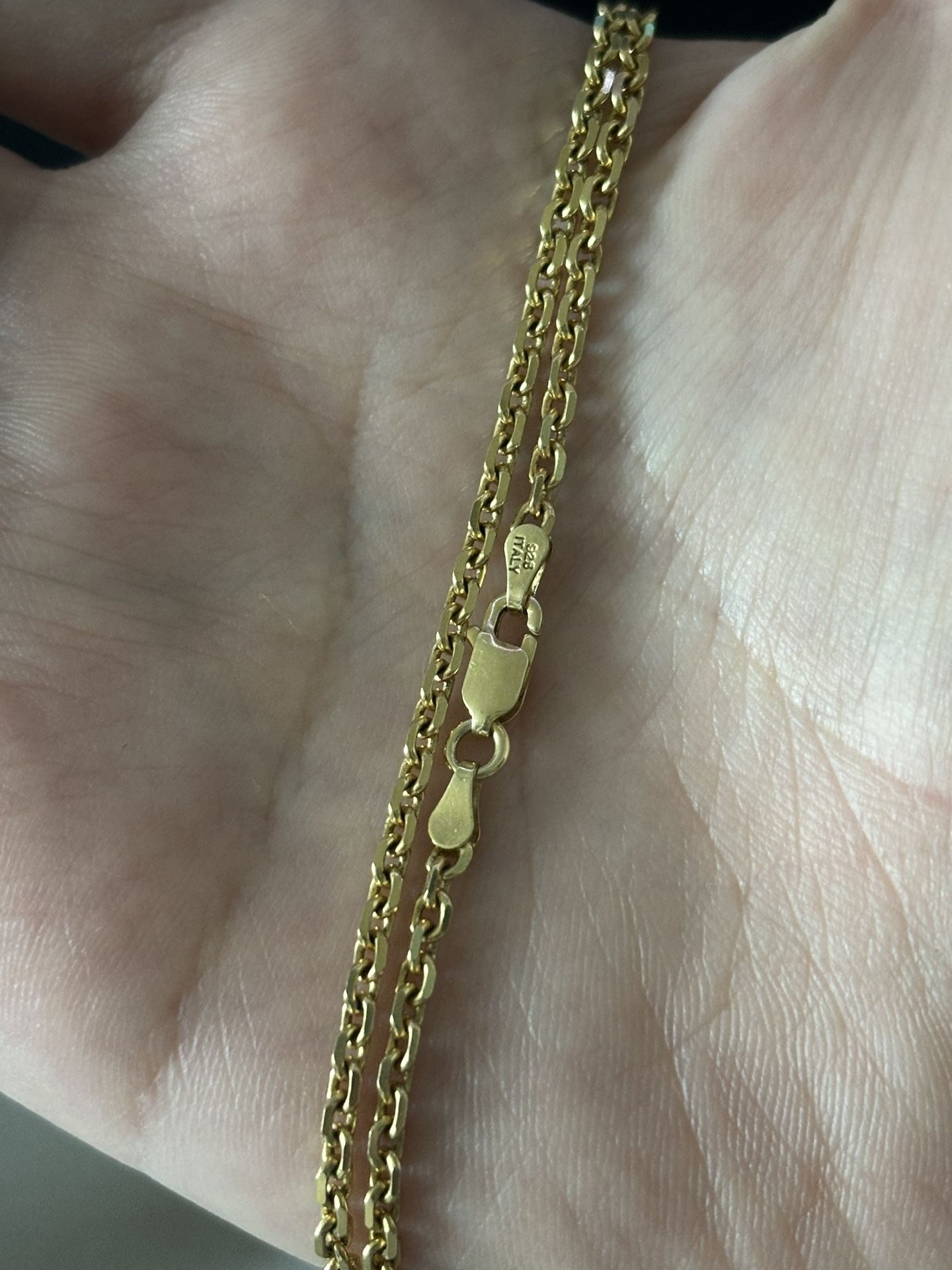 14k gold chain 22