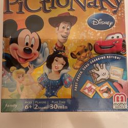 Disney Pictionary Family Board Game New