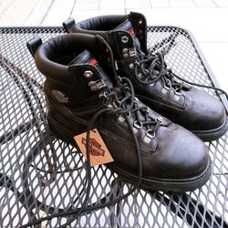Harley Davidson Motorcycle Riding Boots Size 9.5