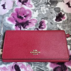 Coach Magenta Wallet