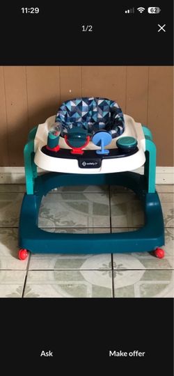 LIKE NEW SAFETY 1ST BABY ACTIVITY WALKER MUSIC LIGHTS AND SONGS WORKS!!!!