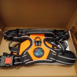 Medium Sized New Never Used  Phoepet No Pull Dog Harness 