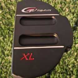 LH- Top Flite XL mallet-style golf putter