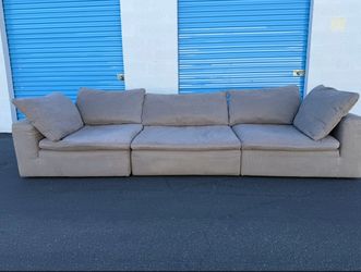 3 Piece Gray Cloud Couch 🚛🚛 Free Delivery 🚛🚛