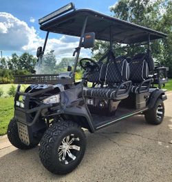 NEW 6 Seater Renegade V3 Electric Golf Cart - Black