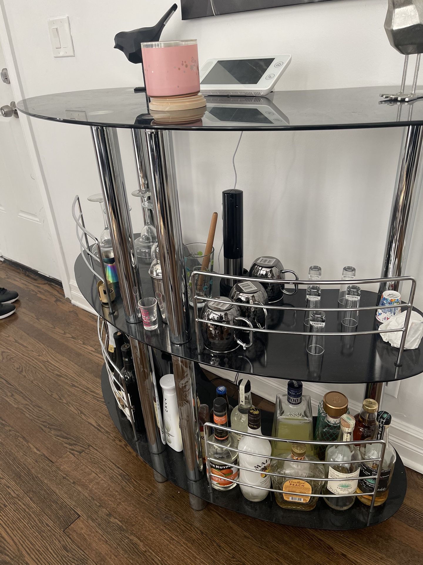 Luxury full sized bar.