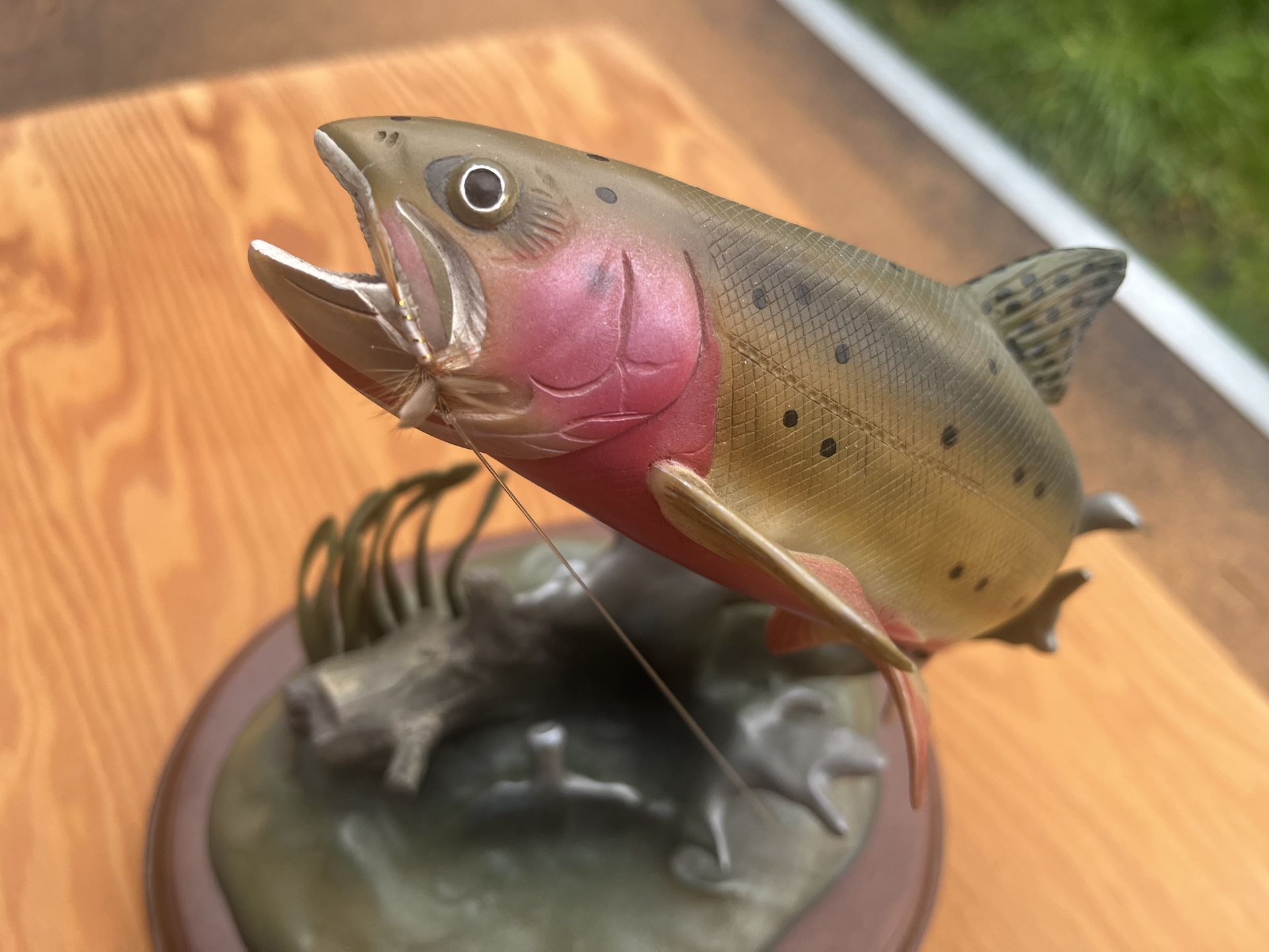 Cutthroat Trout Resin Sculpture 