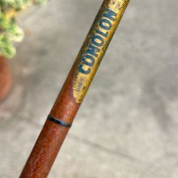 Vintage Fishing Pole And Carrier Conolon 