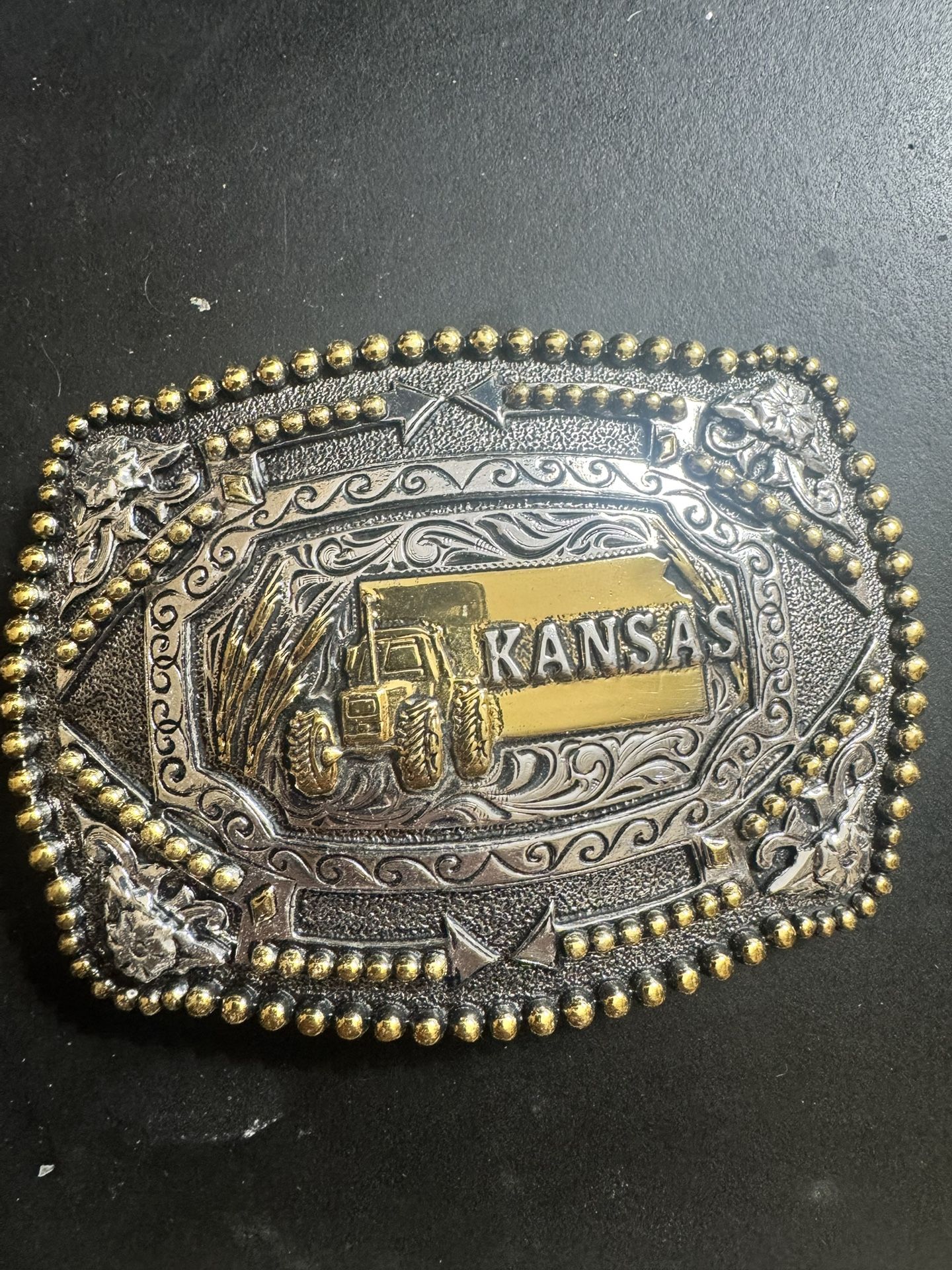 Kansas Belt Buckle 