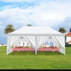 Family Size Huge Large big Hi. Enclosed Shelter Event Party Big 10x20 Tent New 👑 150 each only 2 more left New. Strong. Stabilized.  With removable😁