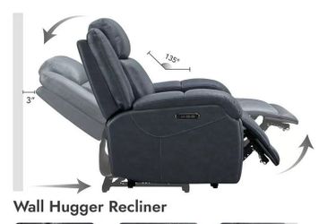 🔥ON SALE CHITA Genuine Leather Power Recliner Chairs 
