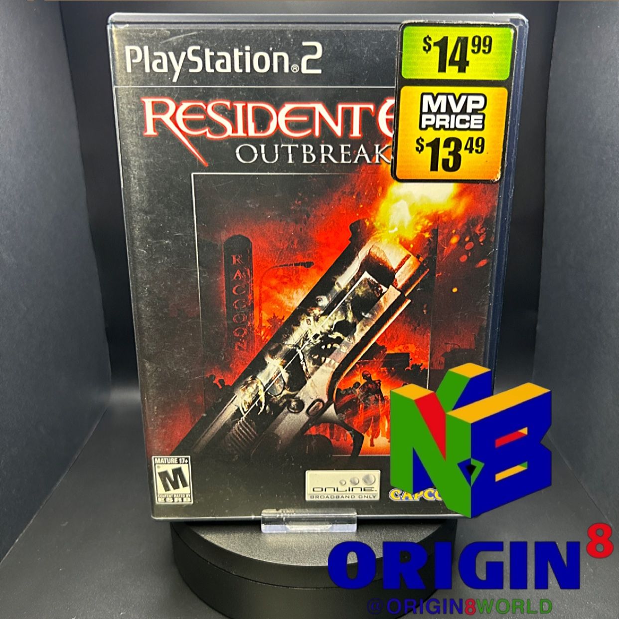 Resident Evil: Outbreak (Sony PlayStation 2, 2004) PS2 Tested