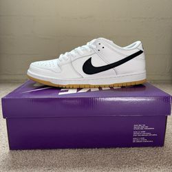 NIKE SB DUNK LOW PRO  WHITE/BLACK-WHITE 