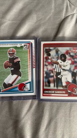 $6 lot (2) Shedeur Sanders rookie cards -score / Donruss