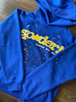 Sp5der TC Hoodie Blue