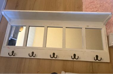 White shelves