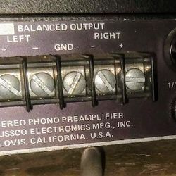 RUSSCO Stereo Phono Pre-amplifier With Balanced Output
