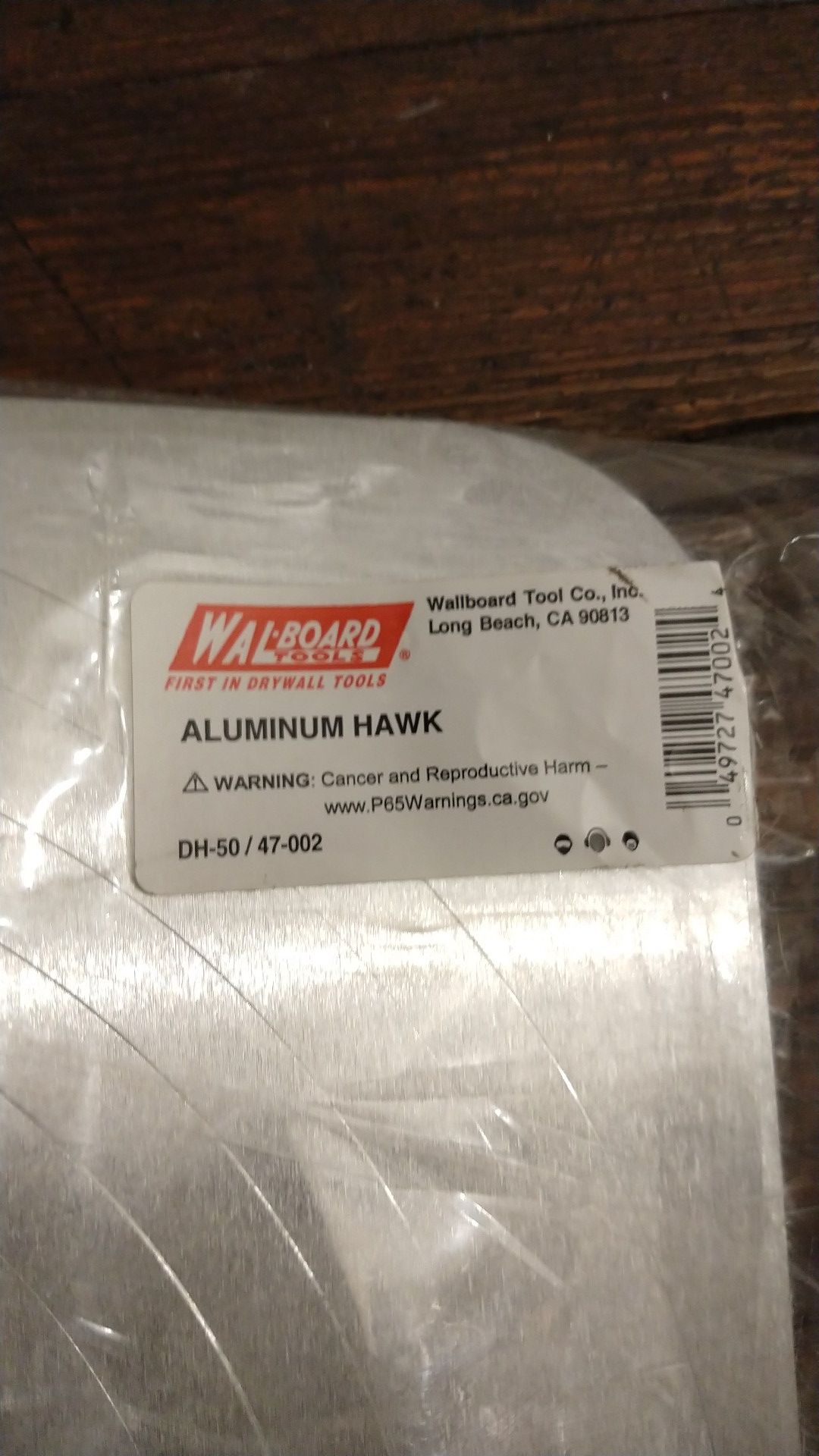Aluminum hawk