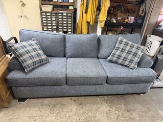 Blue Sofa Couch