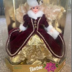 Happy Holidays Barbie Vintage  1996 Mattel 15646