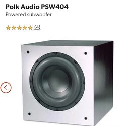 Polk Audio PSW404 Subwoofer 200 Watt 10 inch