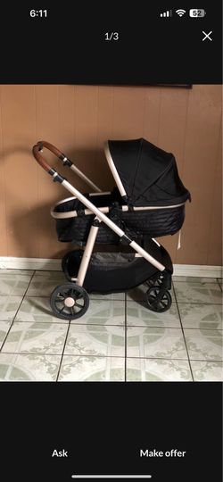 MOMBEBE STROLLER AND BASSINET!!!!