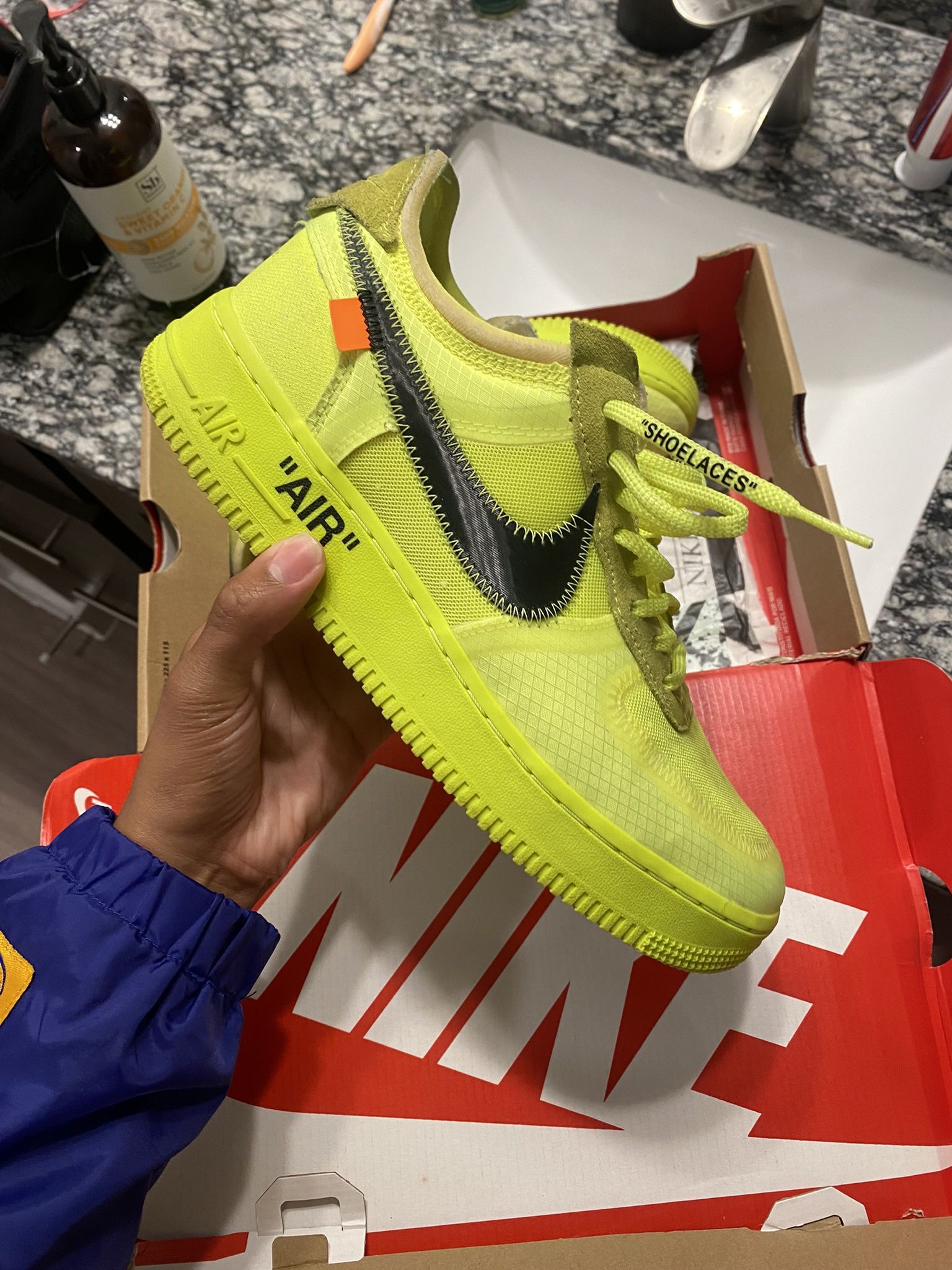 Offwhite Volt Air force 1 size 8.5