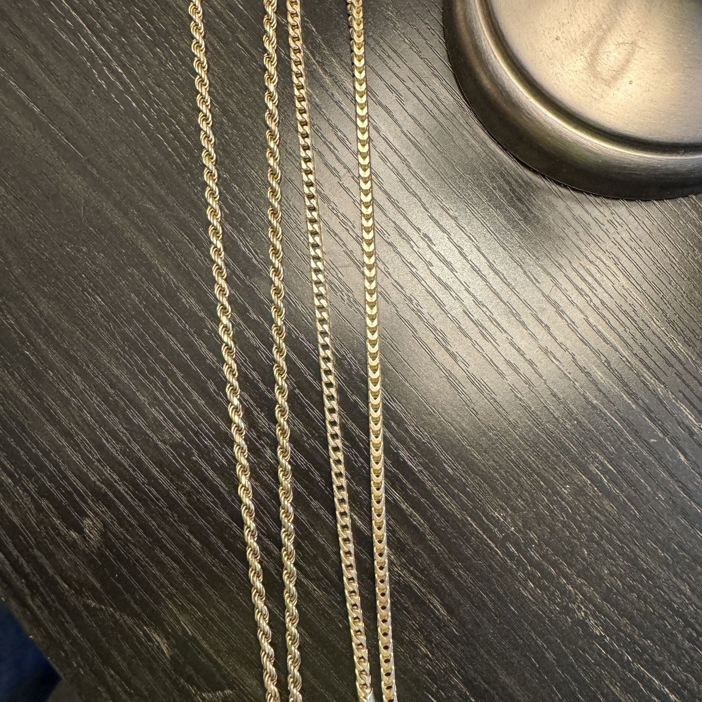 2 14k Gold Vermeil Chains( Read Description) 