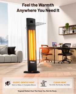 Brand NEW DR. INFRARED HEATER Portable Infrared Indoor and Outdoor Space Heater for Patio, Garage, Commercial & Residential With Remote Control, Space