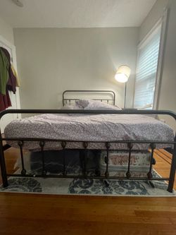 (OBO)Modern Nightstand w/ Built-in Lamp & Charging Ports