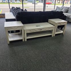 Coffee table with side tables 🚚WE DELIVER🚚