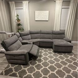 Grey Sectional Sofa 