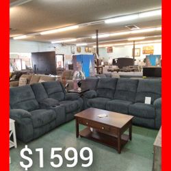 😍 Reclining Sofa And Loveseat Set 
