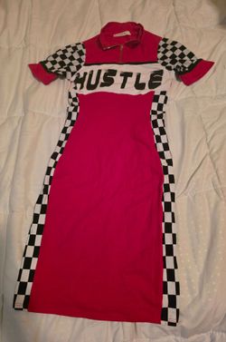 Race Track Flag Girl