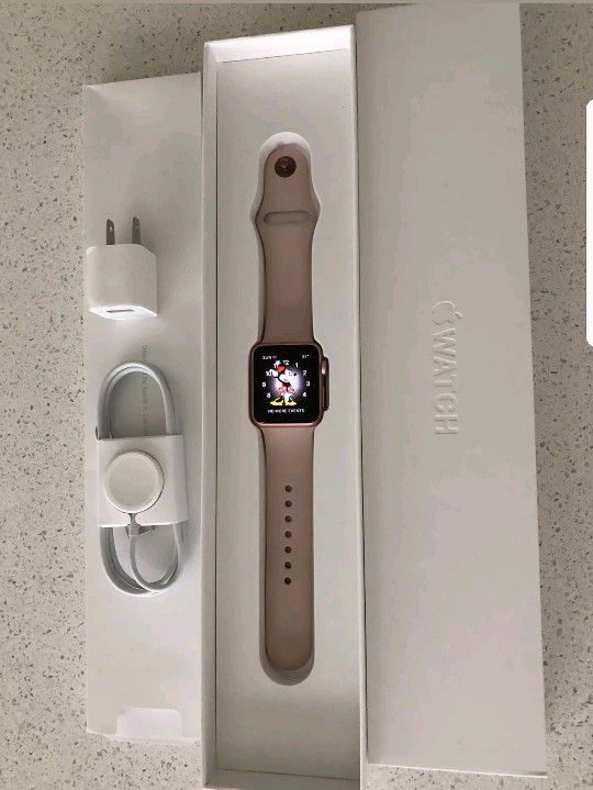 Apple Watch Series 1 Rose Gold 38mm Pink Band