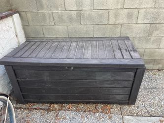TWO Outdoor Storage bins