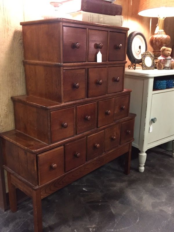 15 Drawer Apothecary Cabinet
