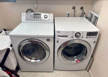 LG washing machine and dryer