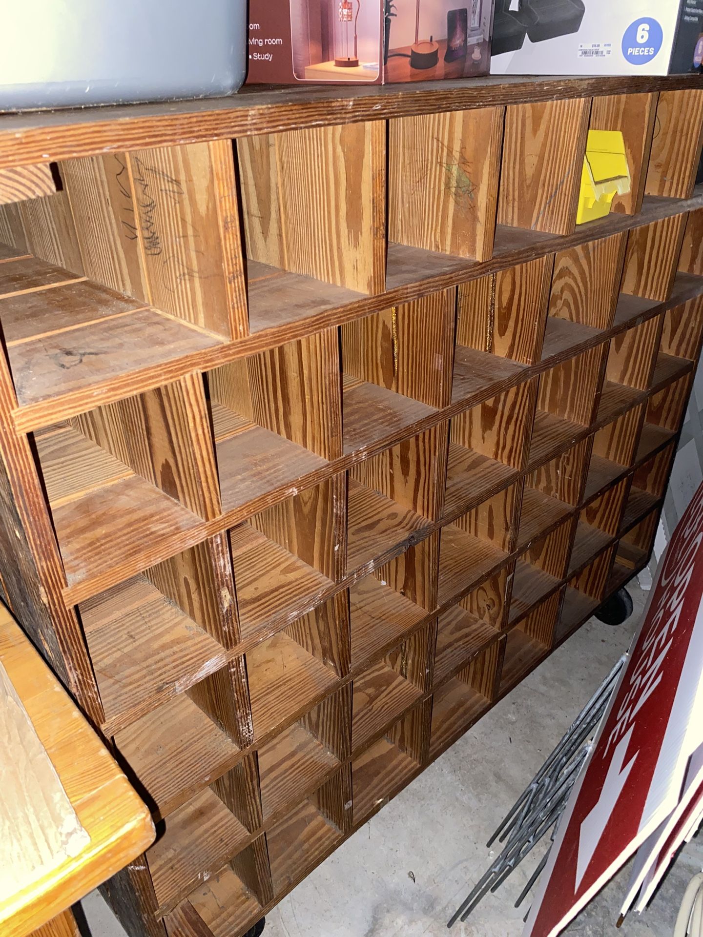 Shelving / Cubby Organizer on rolls