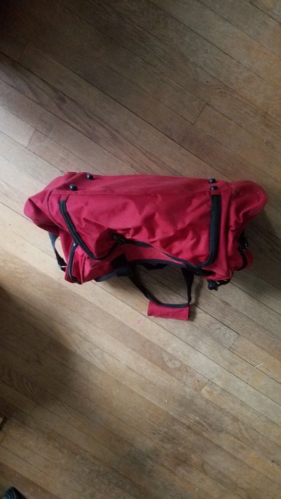 Small Red Duffle Bag