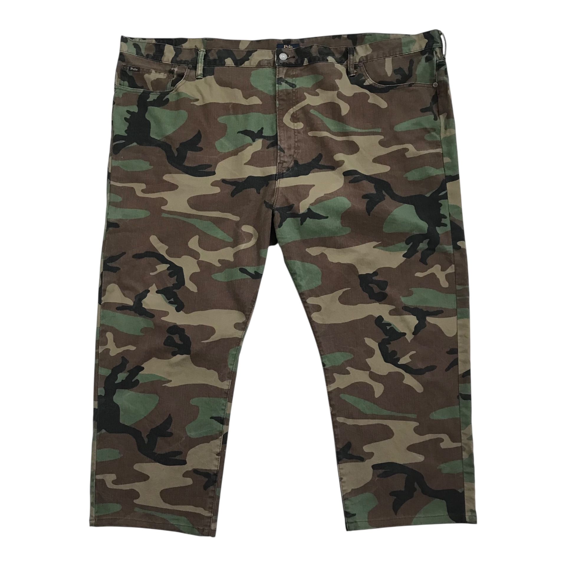 Polo Ralph Lauren Camo Pants 54x32 Hampton Relaxed Straight Camouflage PRL Y2K