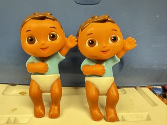 Dora The Explorer  5"  Two  Babies Brother Doll Dolls Mattel