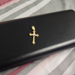 14k Gold Cross 