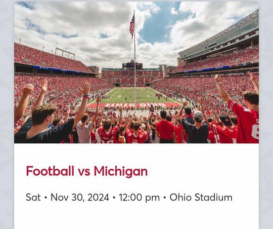 2 Tickets OSU Vs Xichigan