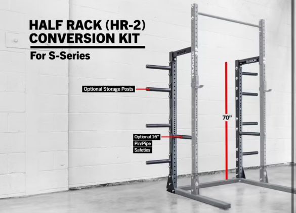 Rogue Fitness HR-2 Half Rack Conversion Kit
