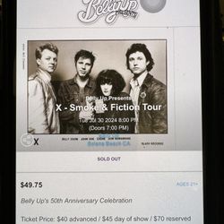 Concert tickets to “X”